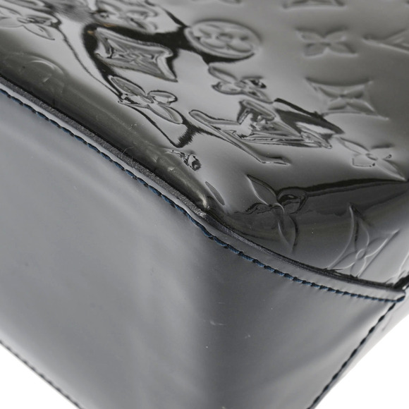 Louis Vuitton Vernis Wilshire Tote Blue Infini Black Monogram Handbag - Picture 7 of 11